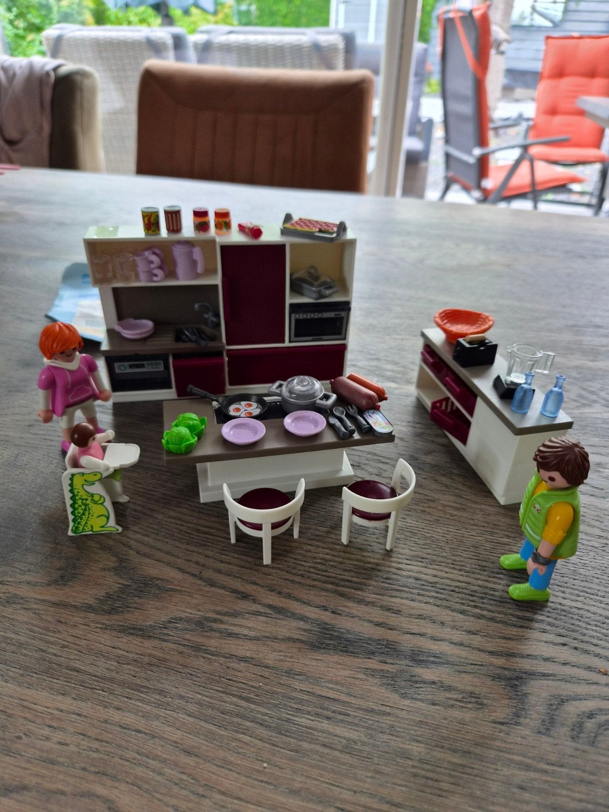 Playmobil keuken met figuren en accessoires, Ophalen, Gebruikt, Jongen of Meisje