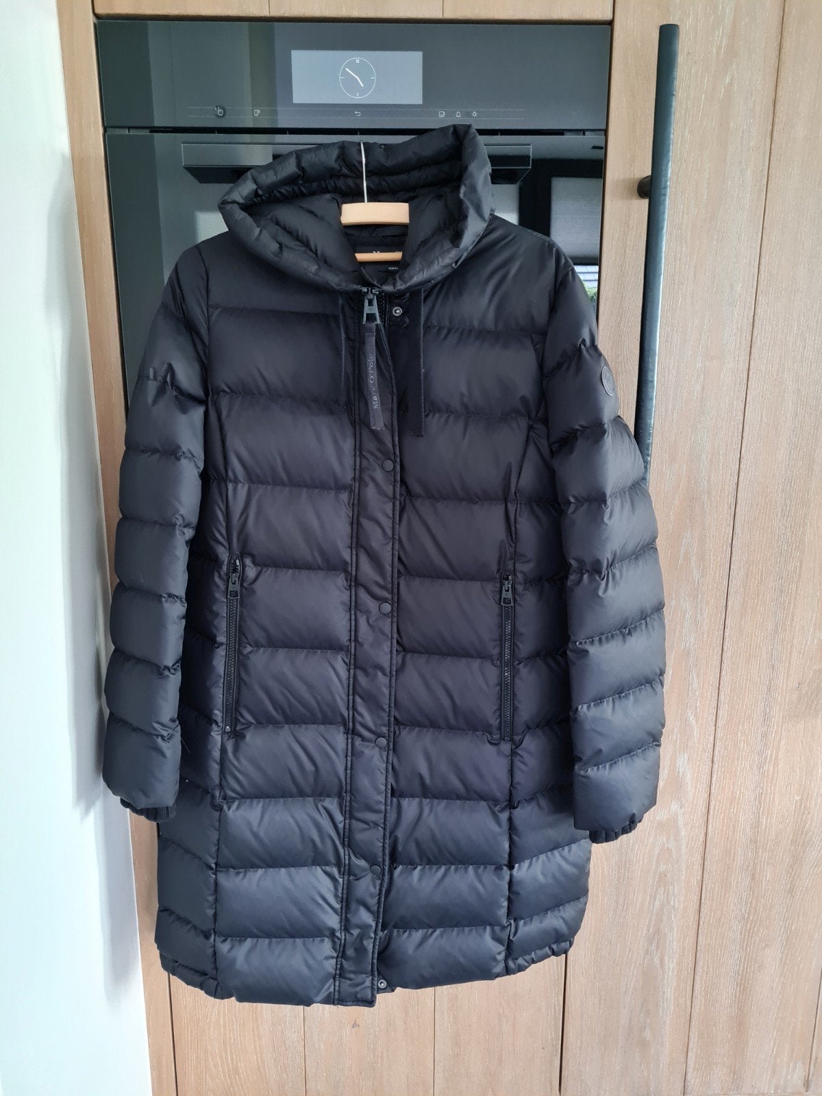 Winterjas Marc O'Polo maat 42  (40) zwart, Verzenden, Zwart, Maat 42/44 (L), Zo goed als nieuw