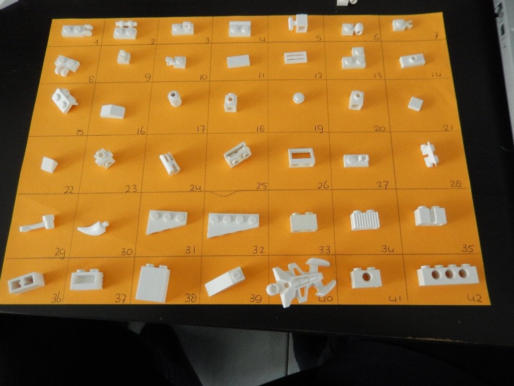 Diverse witte lego onderdelen(zie foto's), Ophalen of Verzenden, Gebruikt