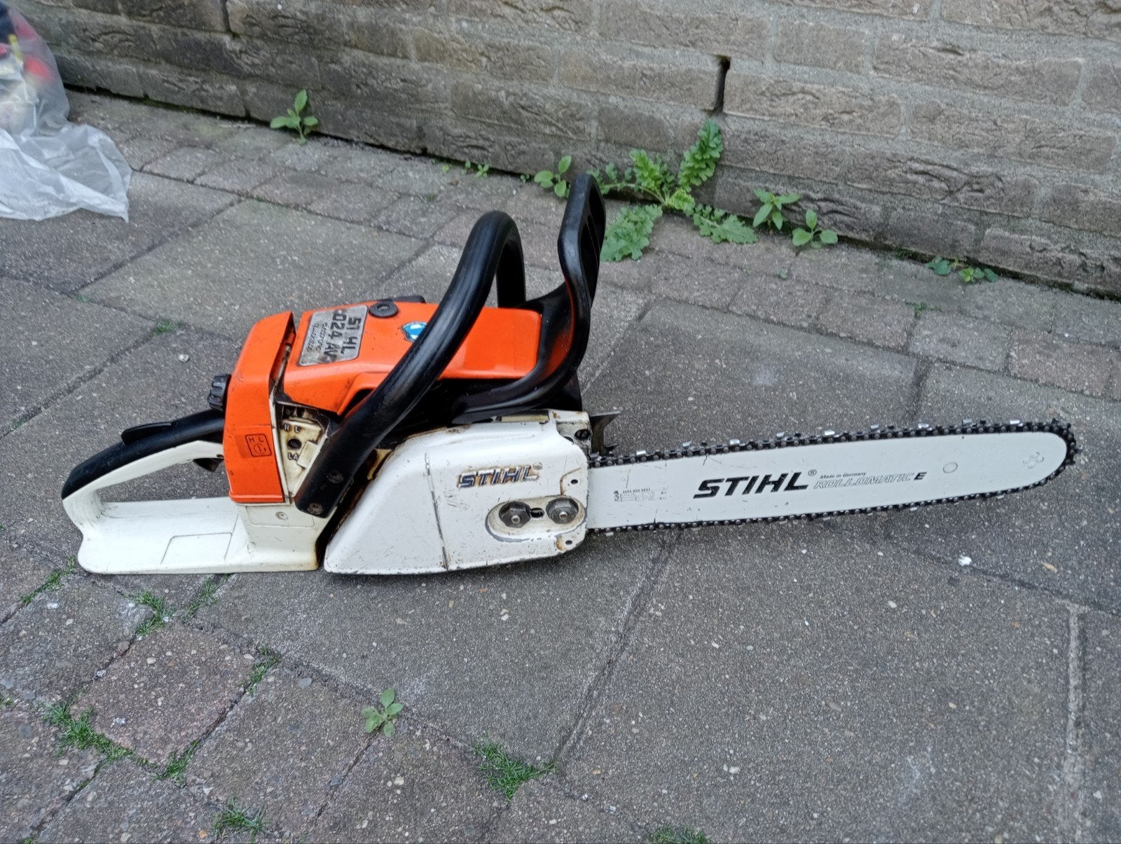 Stihl 024av kettingzaag motorzaag, Ophalen of Verzenden, Gebruikt