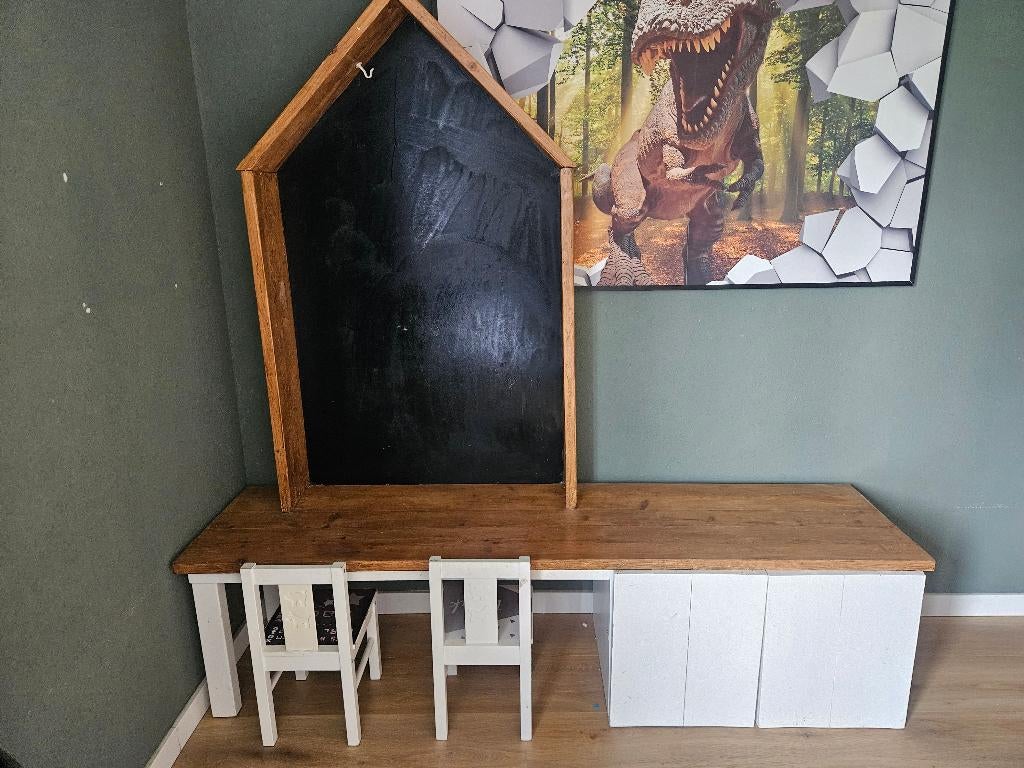 Bureau met krijtbord en kastje, Ophalen, Gebruikt, Overige typen