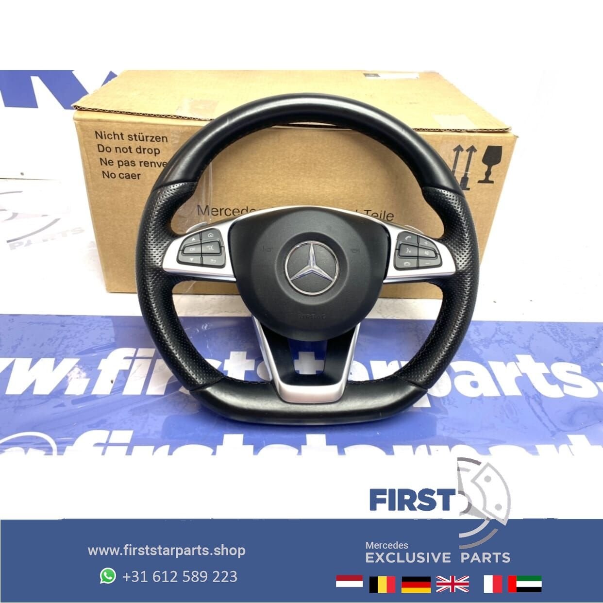AMG STUUR W205 C205 W253 C253 W212 W166 W218 Mercedes ORIGIN, Auto-onderdelen, Interieur en Bekleding, Gebruikt, -, Ophalen of Verzenden