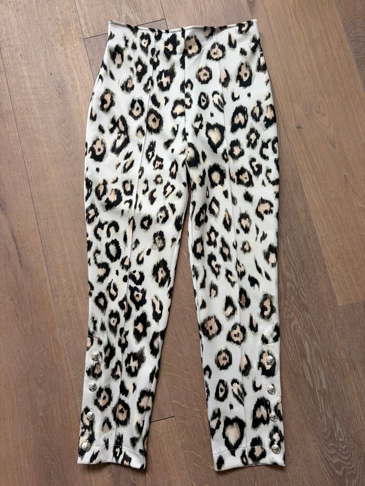 DENNY ROSE pantalon animalprint met hoge taille mt 38, Kleding | Dames, Maat 38/40 (M), Italie, -, Verzenden