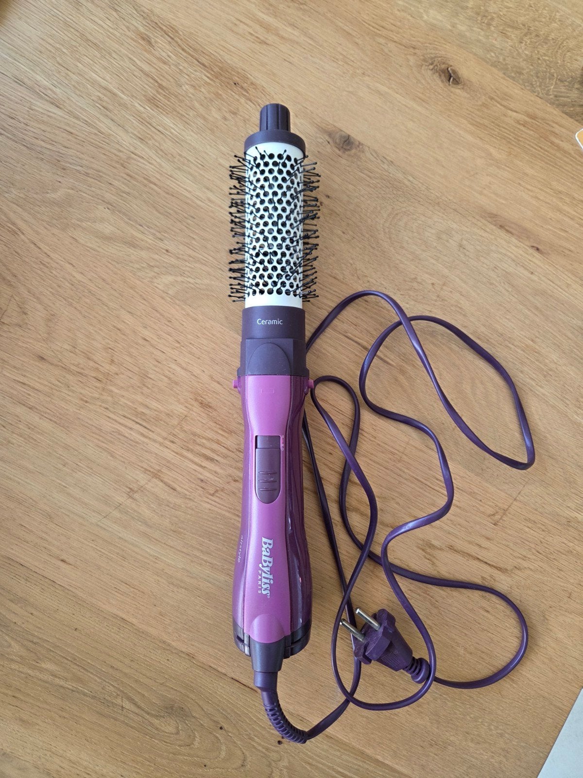 Babyliss fohnborstel, Ophalen of Verzenden, Zo goed als nieuw, Föhn of Haardroger