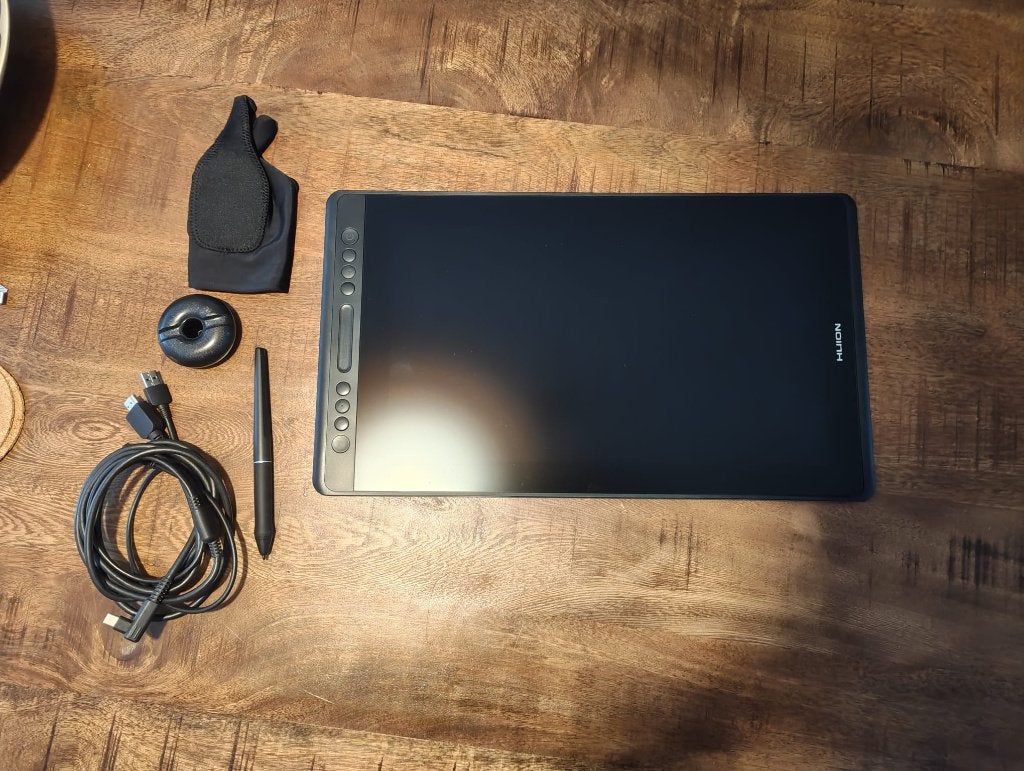 HUION Kamvas Pro 16 15.6", Ophalen, Multi-touch, Zo goed als nieuw, Bedraad
