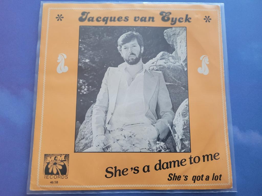 Jacques van Eyck - She's a dame to me - She's got a lot, Cd's en Dvd's, Ophalen, Zo goed als nieuw, Overige formaten, Levenslied of Smartlap