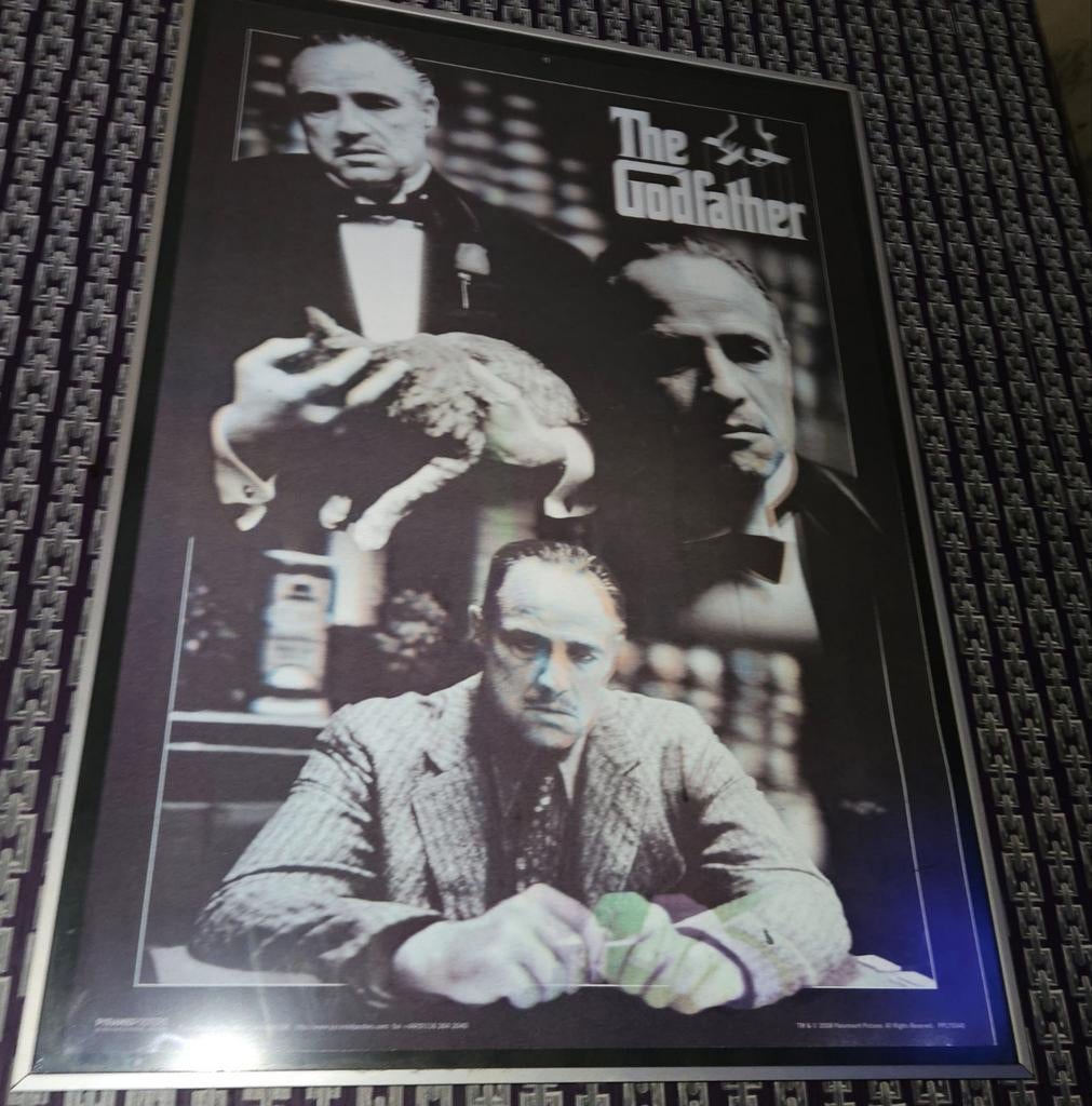 The Godfather 3D foto ingelijst, Ophalen, 1980 tot heden, Zo goed als nieuw, Overige onderwerpen
