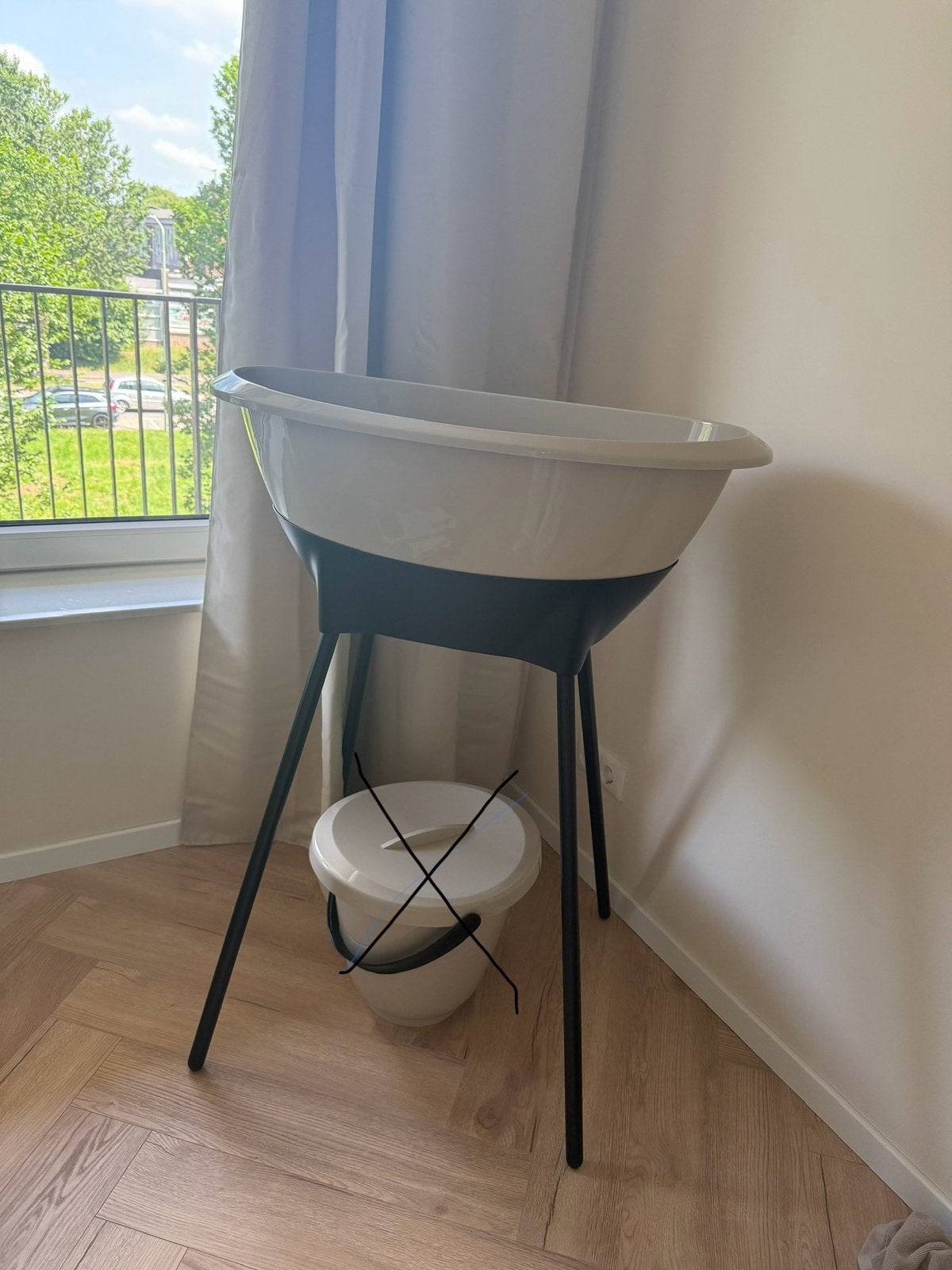 Babybad Luma, Ophalen, Zo goed als nieuw, Badje