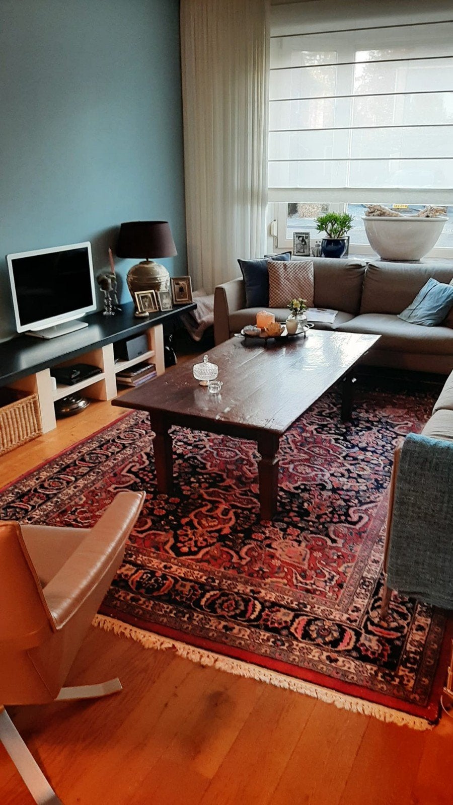 Koloniale stijl salontafel - 50x80x155 cm, Huis en Inrichting, Ophalen, Gebruikt, 50 tot 100 cm, 150 tot 200 cm