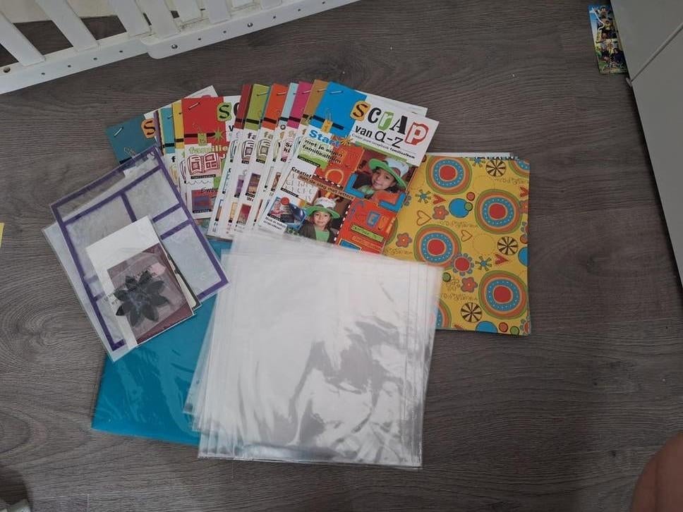 Scrapbook pakket Scrap van A tot Z, Hobby en Vrije tijd, Scrapbooking, Ophalen of Verzenden, Nieuw, Papier of Karton