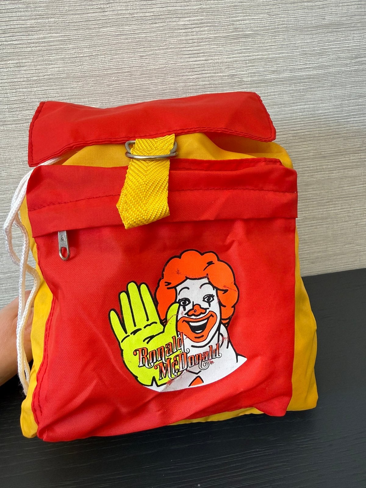 Vintage McDonalds rugtasje jaren 80/90, Verzamelen, Ophalen of Verzenden, Zo goed als nieuw, Gebruiksvoorwerp