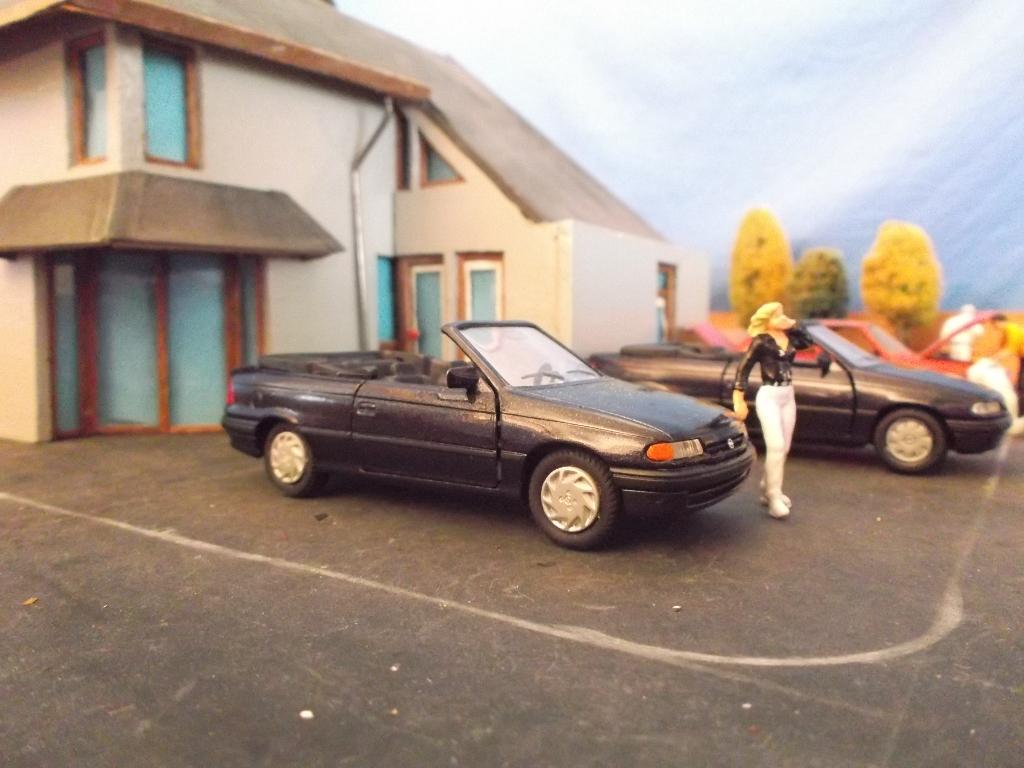 1/43 Opel Astra F Cabriolet Metallic-blauw - Gama, Ophalen of Verzenden, Nieuw, Auto, Overige merken