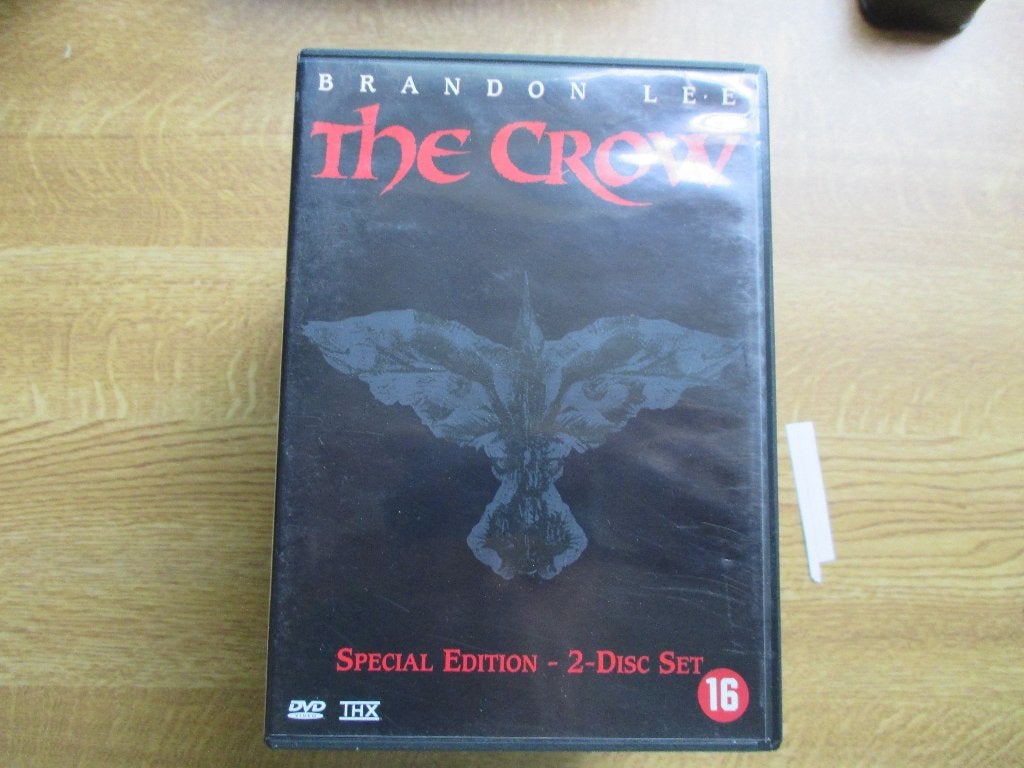 brandon lee: the crow -2 dvd's-  (3), Alle leeftijden, Verzenden, Zo goed als nieuw, Actiethriller