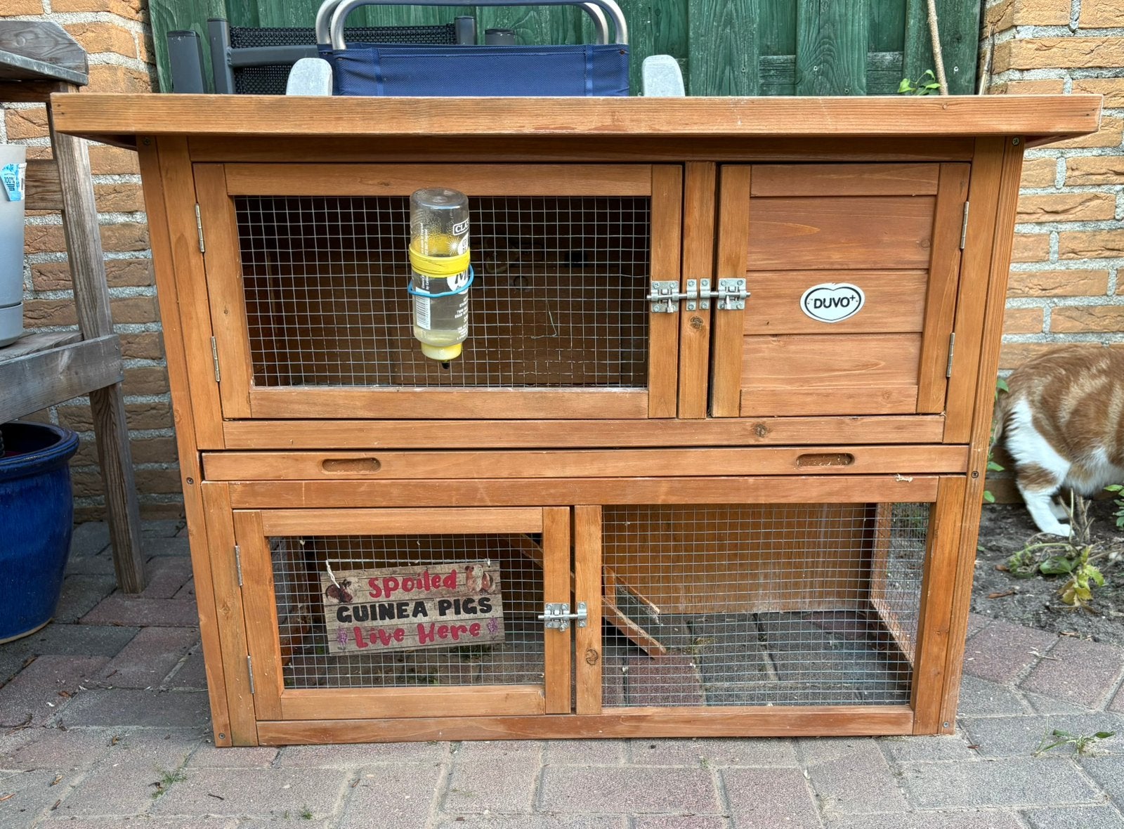 Cavia/Konijnenhok GRATIS AFHALEN, Dieren en Toebehoren, Knaagdieren en Konijnen | Hokken en Kooien, Ophalen, Gebruikt, 90 cm of meer