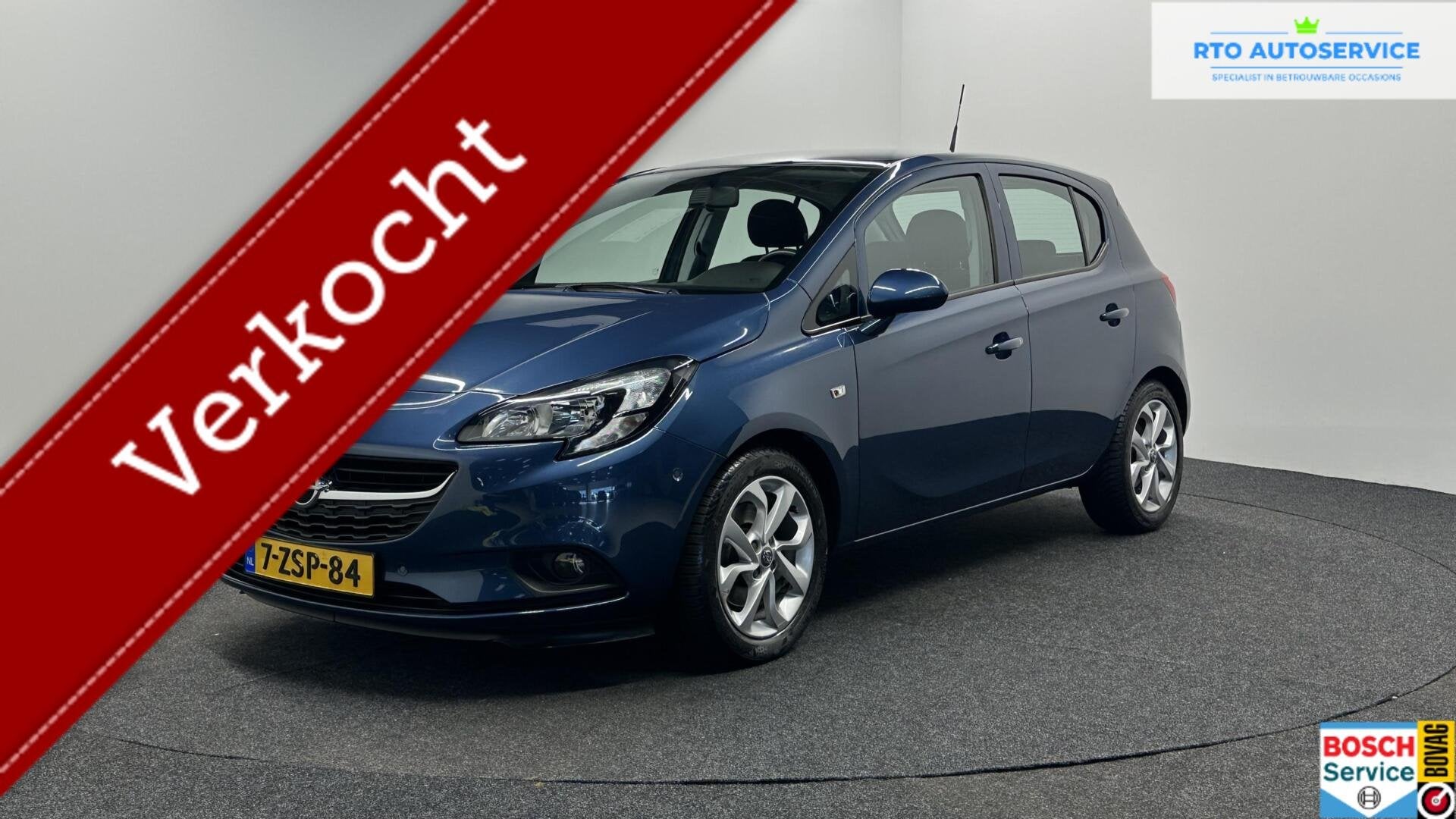 Opel Corsa 1.0 Turbo Color Edition 5 DEURS NAVI CRUISE TREKH, Auto's, Stof, Gebruikt, Met garantie (alle), Blauw