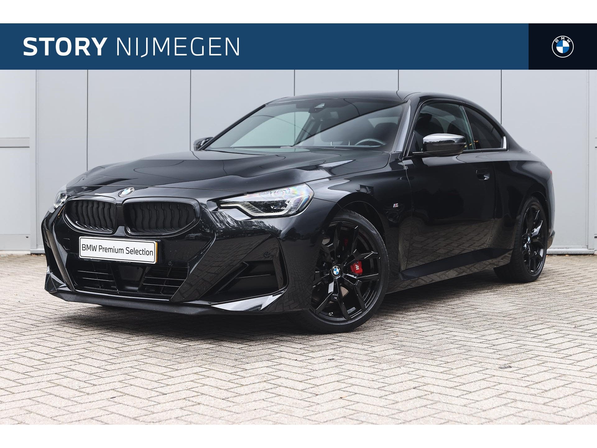 BMW 2 Serie Coupe 218i M Sport Automaat / Achteruitrijcamera, Auto's, Gebruikt, Met garantie (alle), 4 stoelen, Zwart