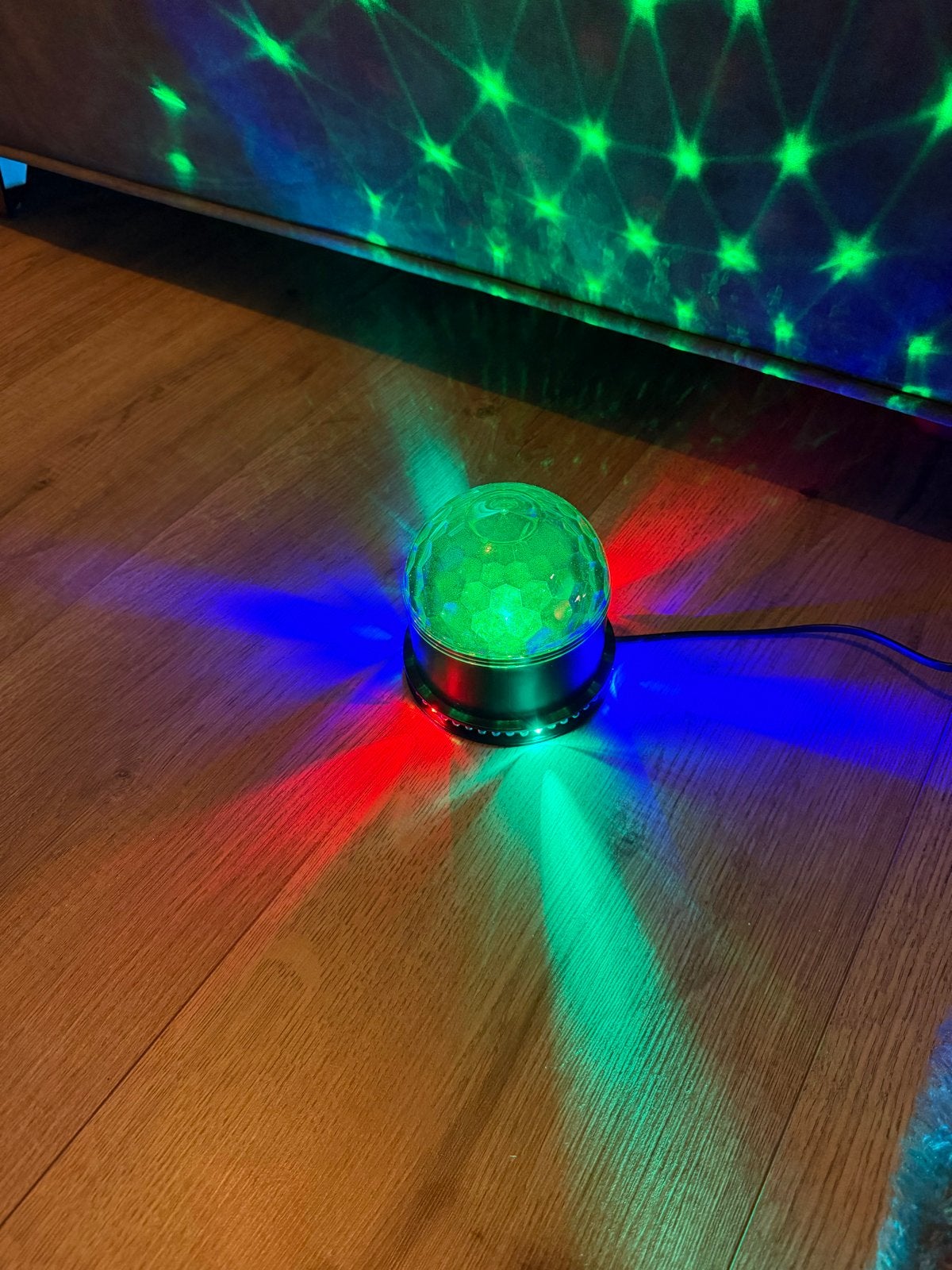 Discolamp LED met afstandsbediening - Feestverlichting, Ophalen of Verzenden, Zo goed als nieuw, Feestartikel, Verjaardag