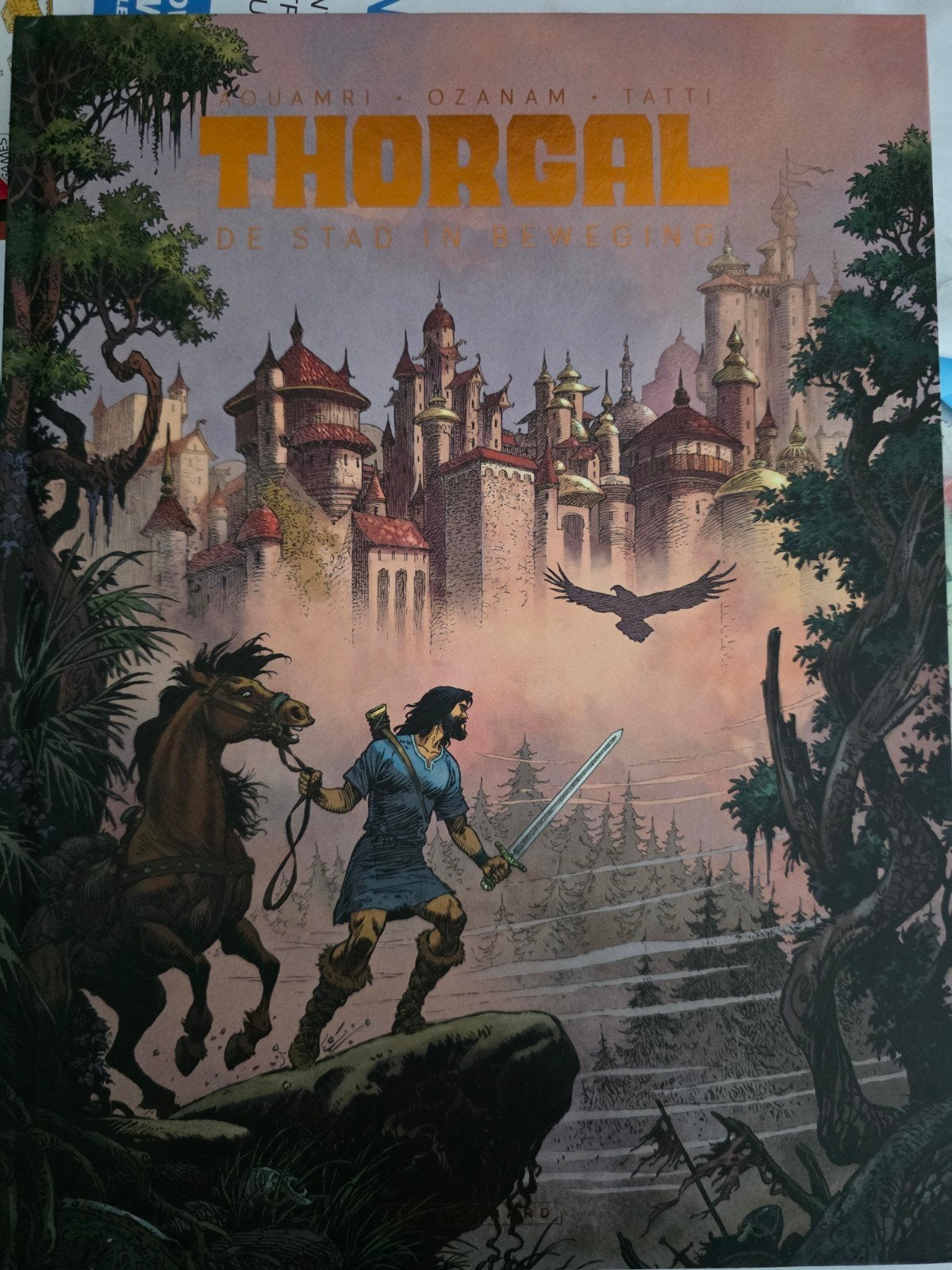 Thorgal hardcover met originele tekening/dedicace van Aouamr, Boeken, Eén stripboek, Ophalen of Verzenden, Nieuw, Mohammed Aouamri