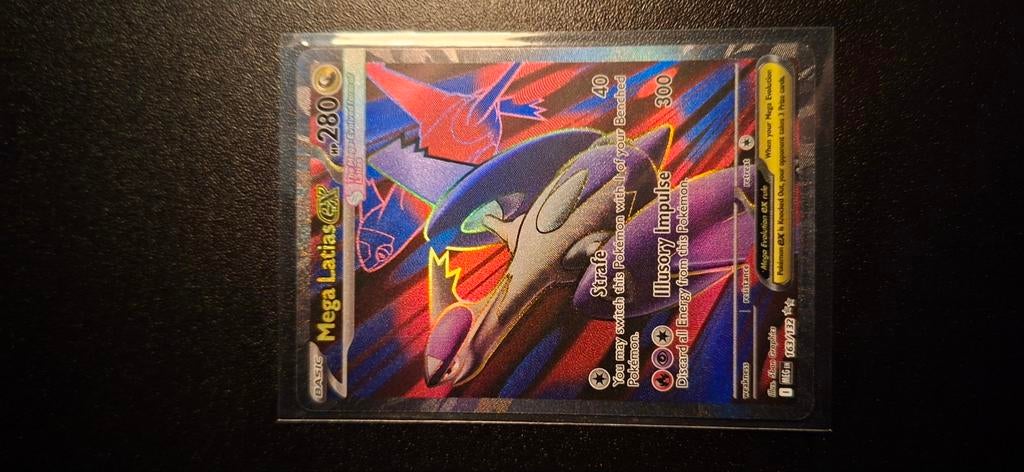 Mega Latias, Ophalen of Verzenden, Zo goed als nieuw, Losse kaart, Foil