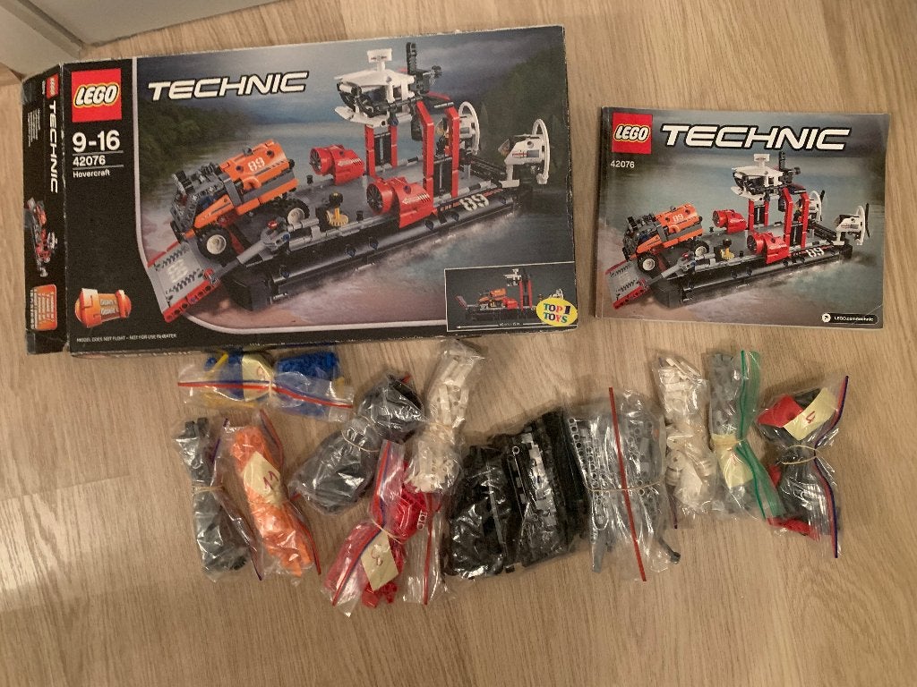Lego technic 42076 Hovercraft, Ophalen of Verzenden, Zo goed als nieuw