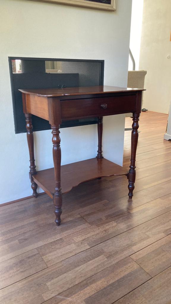 Antieke sidetable, Gebruikt, 50 tot 100 cm, Ophalen of Verzenden, 25 tot 50 cm