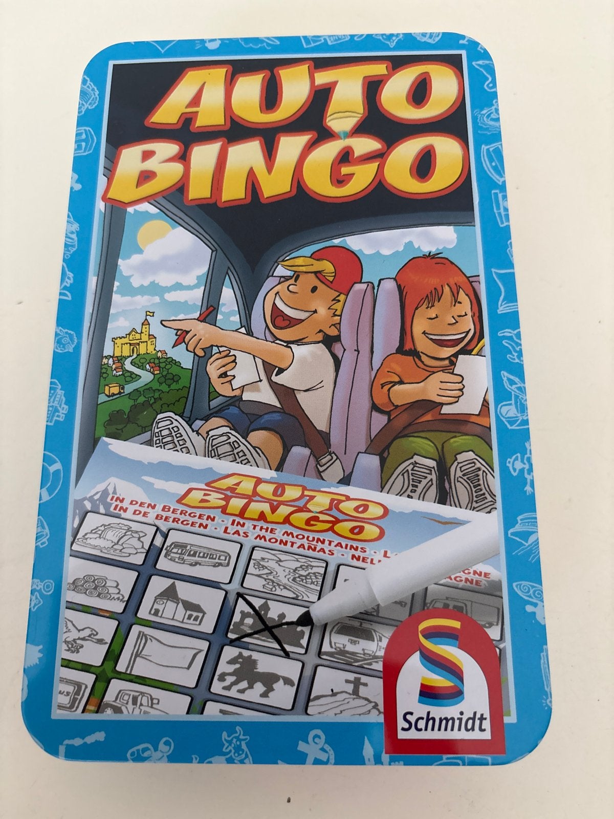Auto Bingo - Het leuke reisspel voor onderweg!, Drie of vier spelers, Ophalen of Verzenden, Zo goed als nieuw