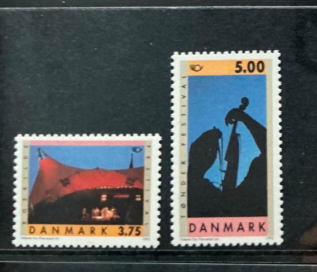 DENEMARKEN JAAR 1995 NRS. 1105+1106, Ophalen of Verzenden, Overige landen, Postfris