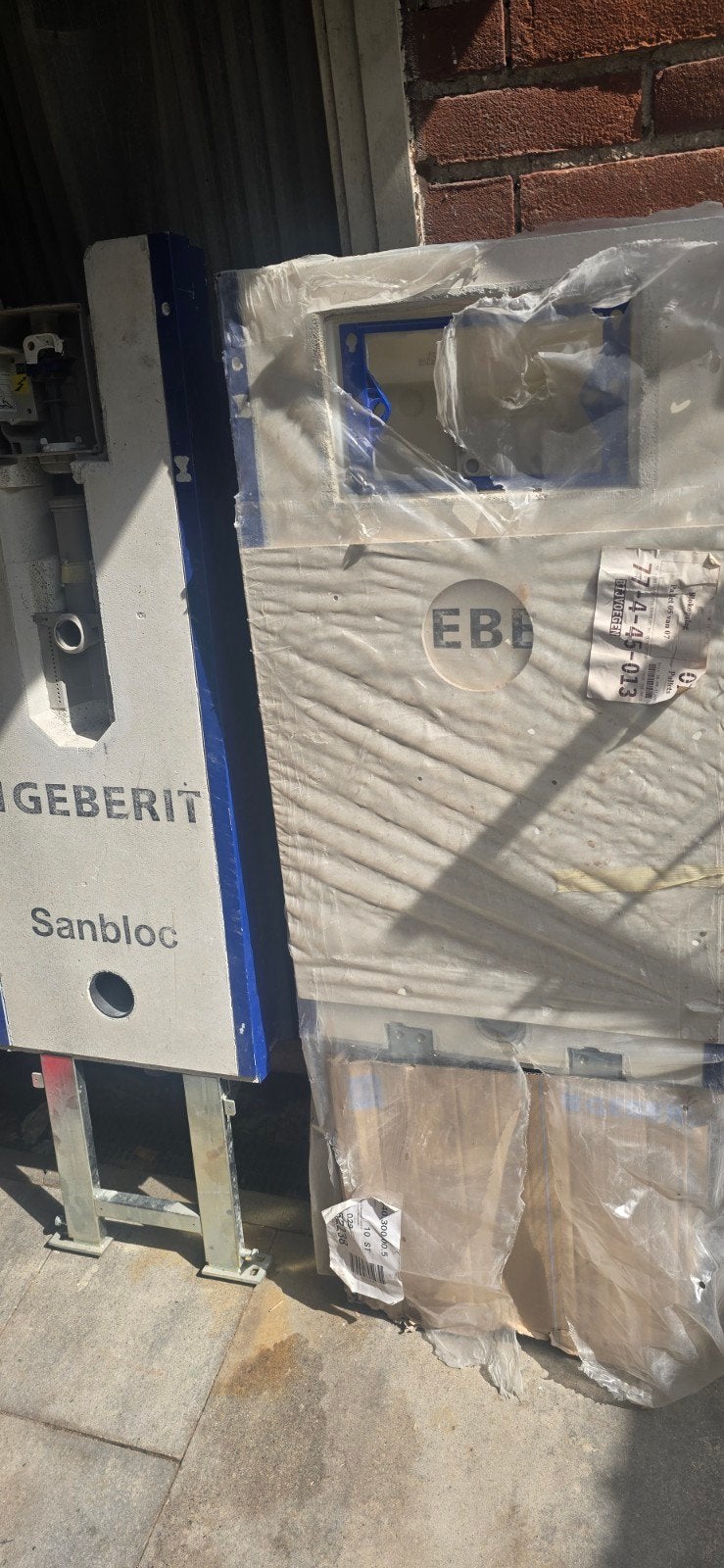 Geberit Sanbloc inbouwreservoir, toiletpot en meer, Ophalen of Verzenden, Toilet