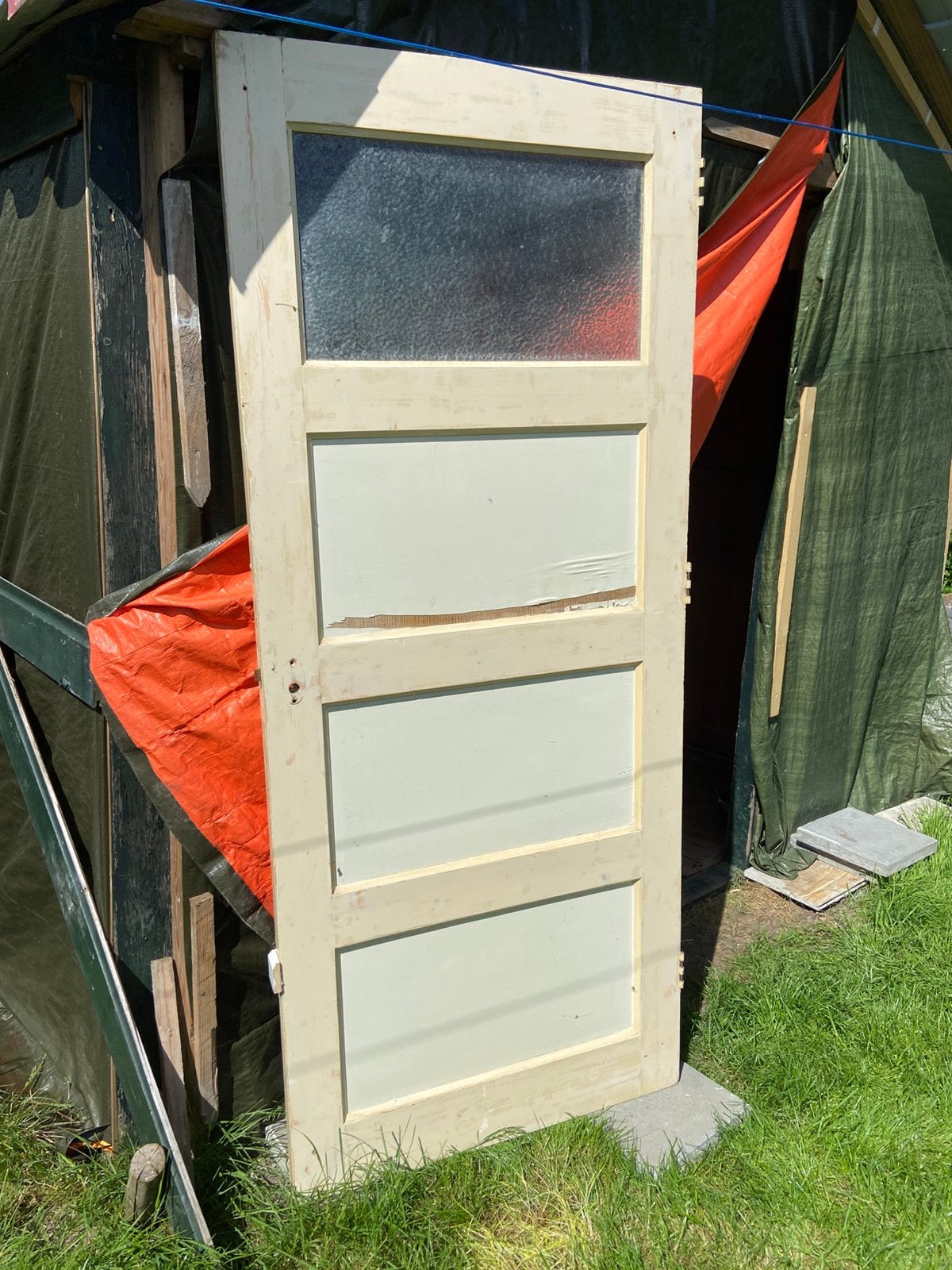 Paneeldeur, Doe-het-zelf en Verbouw, Deuren en Horren, Ophalen, Gebruikt, 80 tot 100 cm, Binnendeur