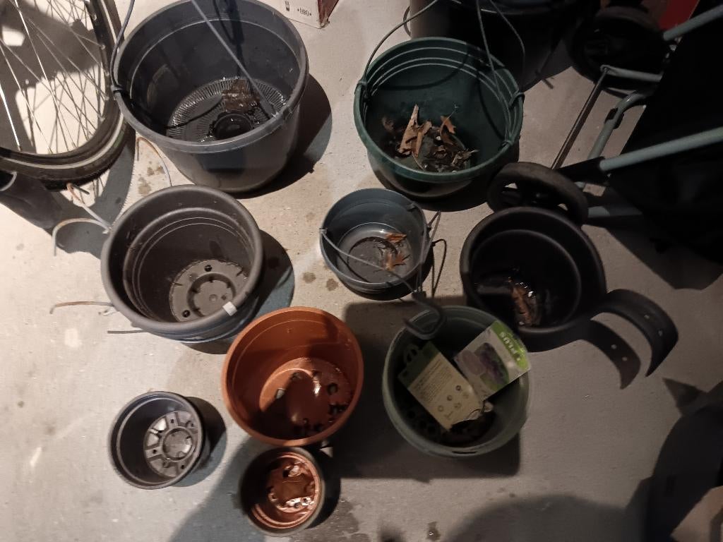 bloem- planten potten, Ophalen, Gebruikt, Balkon, Overige vormen