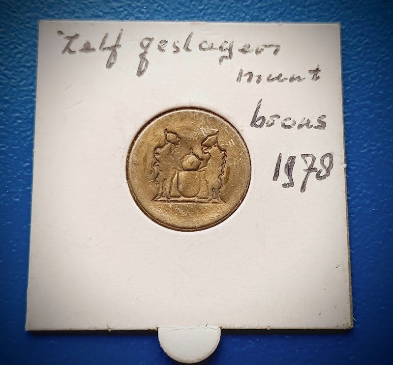Penning Deventer Oranje Vereniging 70 jaar - 1978, Verzenden, Brons, Nederland