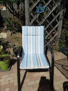 4 Tuinkussens, Tuin en Terras, Tuinmeubel-accessoires, Ophalen, Gebruikt