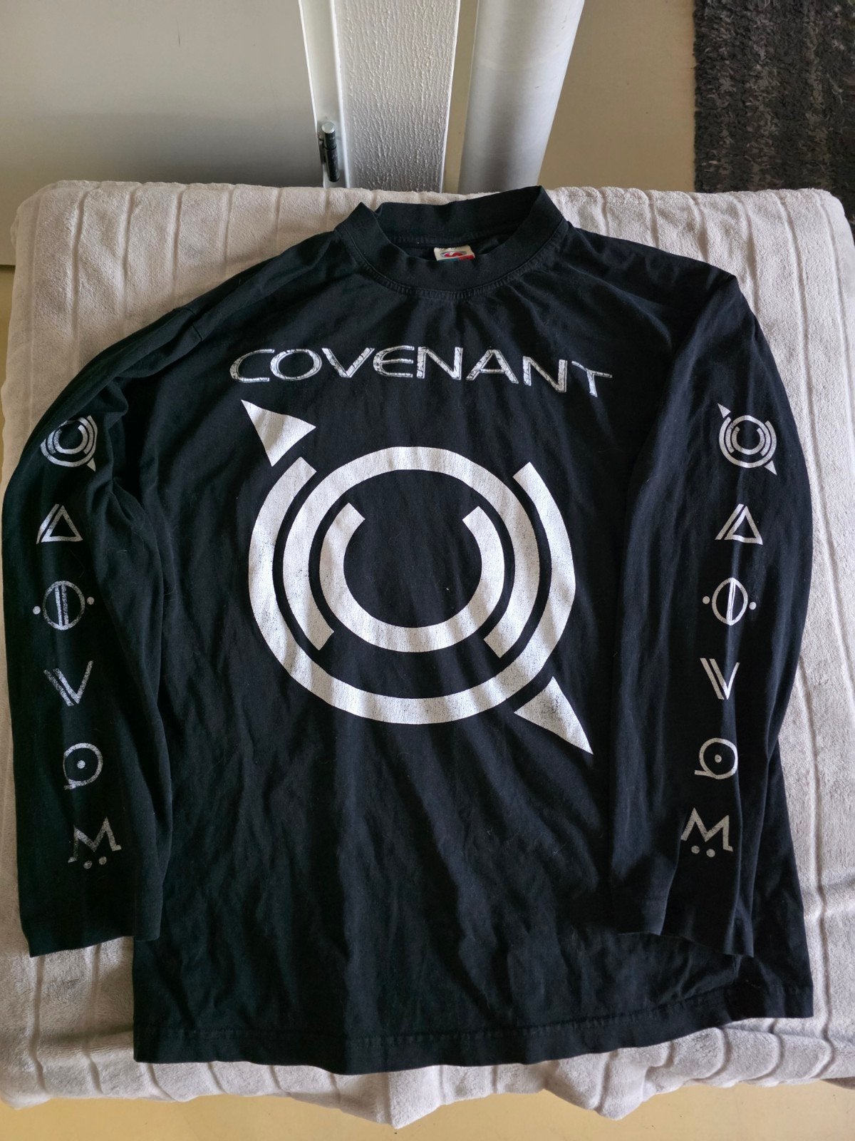 Covenant "Terrestrial Terror Tour 1998" longsleeve, Onbekend, Zwart, Maat 56/58 (XL), Ophalen of Verzenden
