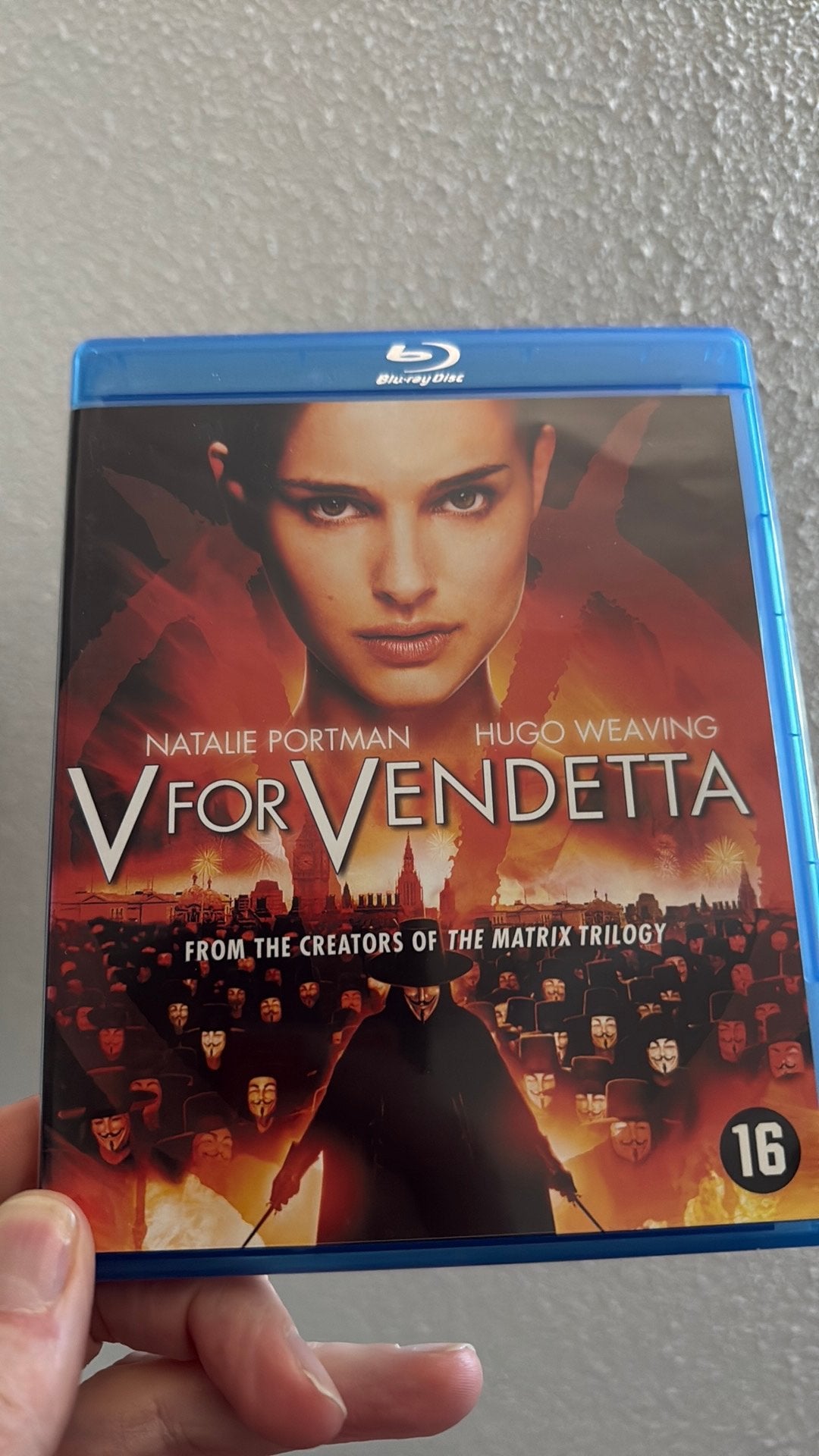 V for Vendetta op Blu-ray, Vanaf 16 jaar, Verzenden, Nederlands, Film