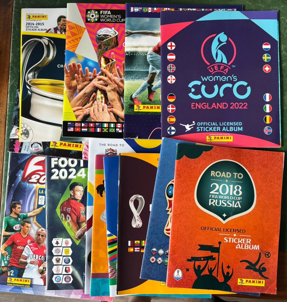 14 panini albums - gedeeltelijk vol en leeg, Ophalen of Verzenden