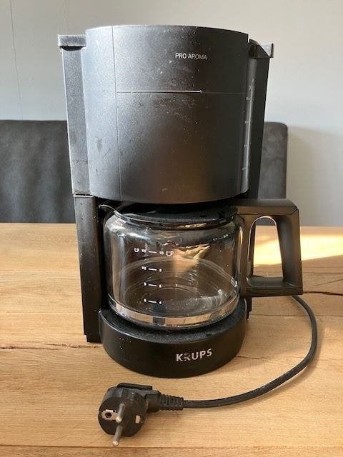 koffiezetter krupps, Gebruikt, 10 kopjes of meer, Koffiemachine, Gemalen koffie