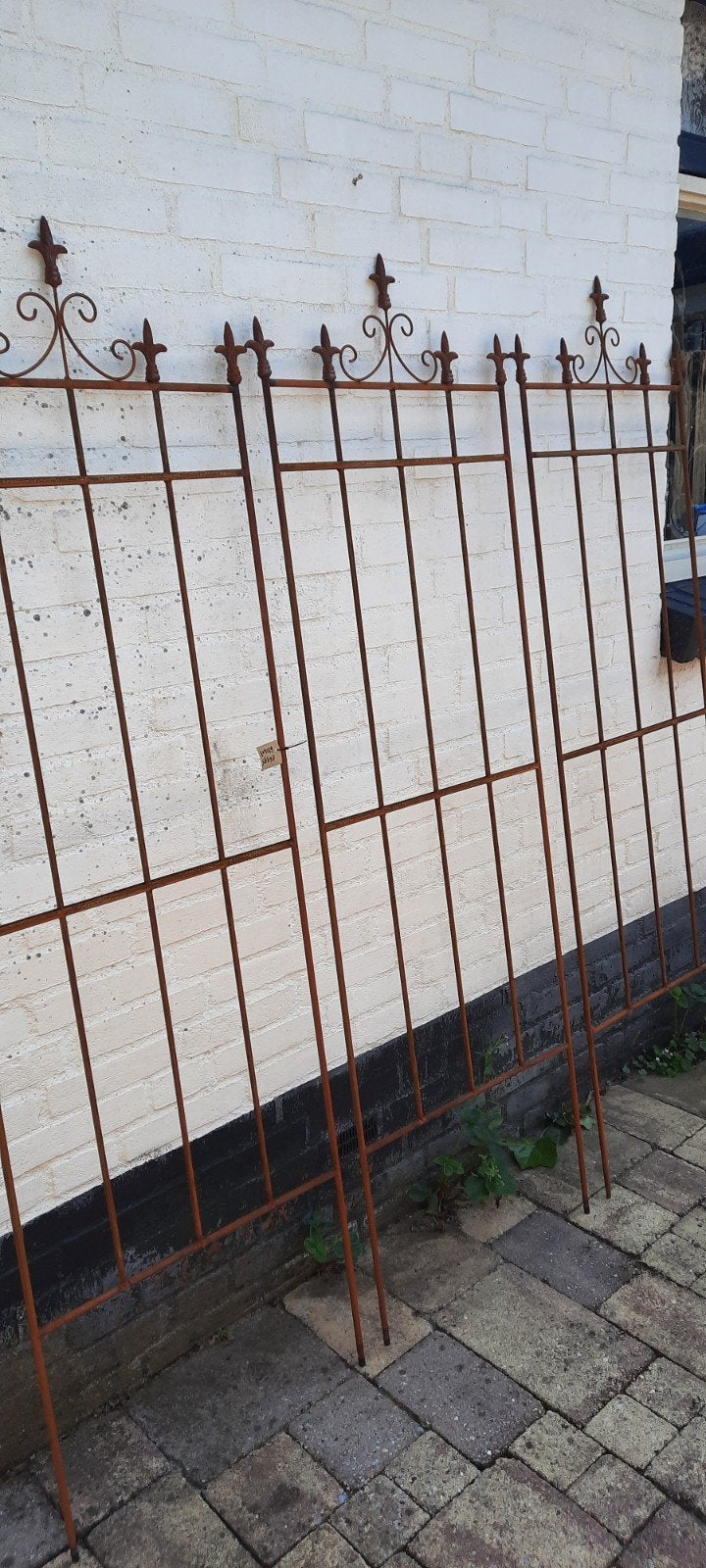 Decoratief Roestkleurig IJzeren Sierhekwerk, Ophalen, Gebruikt, IJzer, Sierhekwerk