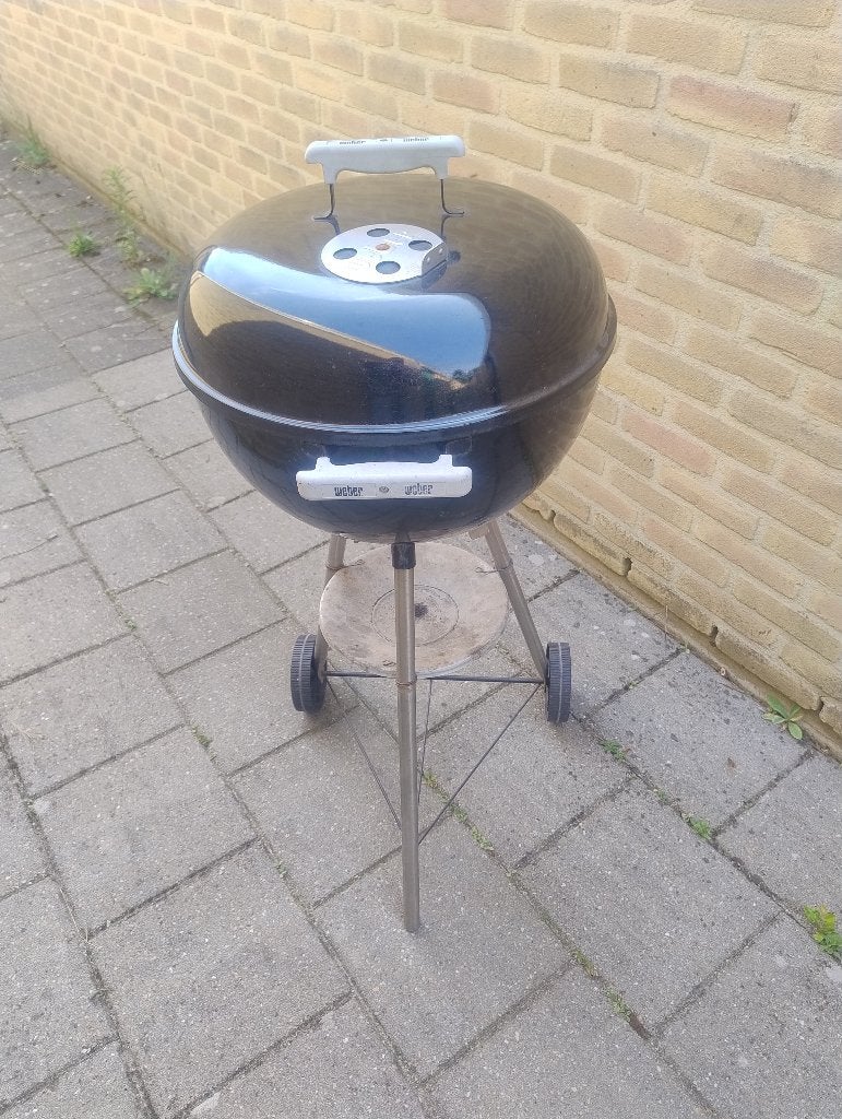 WEBER BBQ 47CM EXTRA HOGE RVS POTEN VAST GELAST, Ophalen, Zo goed als nieuw, Weber