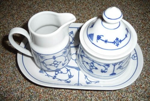 Blau Saks roomset melk en suiker, Ophalen of Verzenden, Zo goed als nieuw