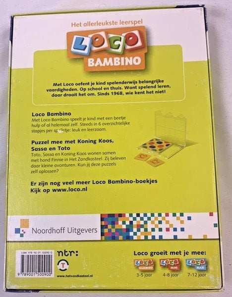 Loco Bambino Het Zandkasteel basisdoos met boekje compleet, Coolsingel 104, 3011 AG Rotterdam, Netherlands, Verzenden, Zo goed als nieuw