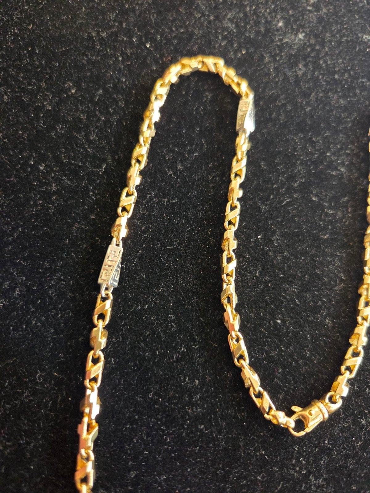 14 k gouden monte carlo ketting 35,2 gram 65 cm, Sieraden, Tassen en Uiterlijk, Kettingen, Ophalen of Verzenden, Nieuw, Goud, Goud