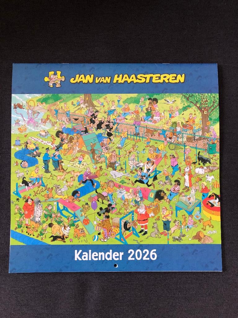 Jan van Haasteren Kalender 2025 en 2026, Ophalen of Verzenden, Maandkalender, Zo goed als nieuw
