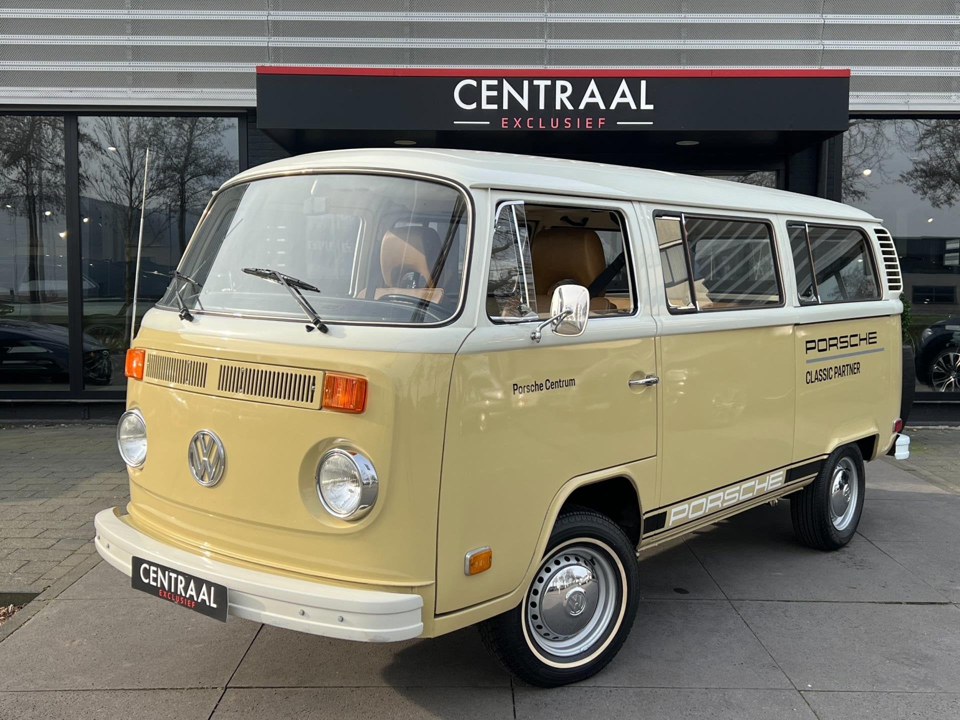 Volkswagen Transporter T2 7persoons, Uniek, Auto's, Volkswagen, Lederen bekleding, Gebruikt, Beige, Leder