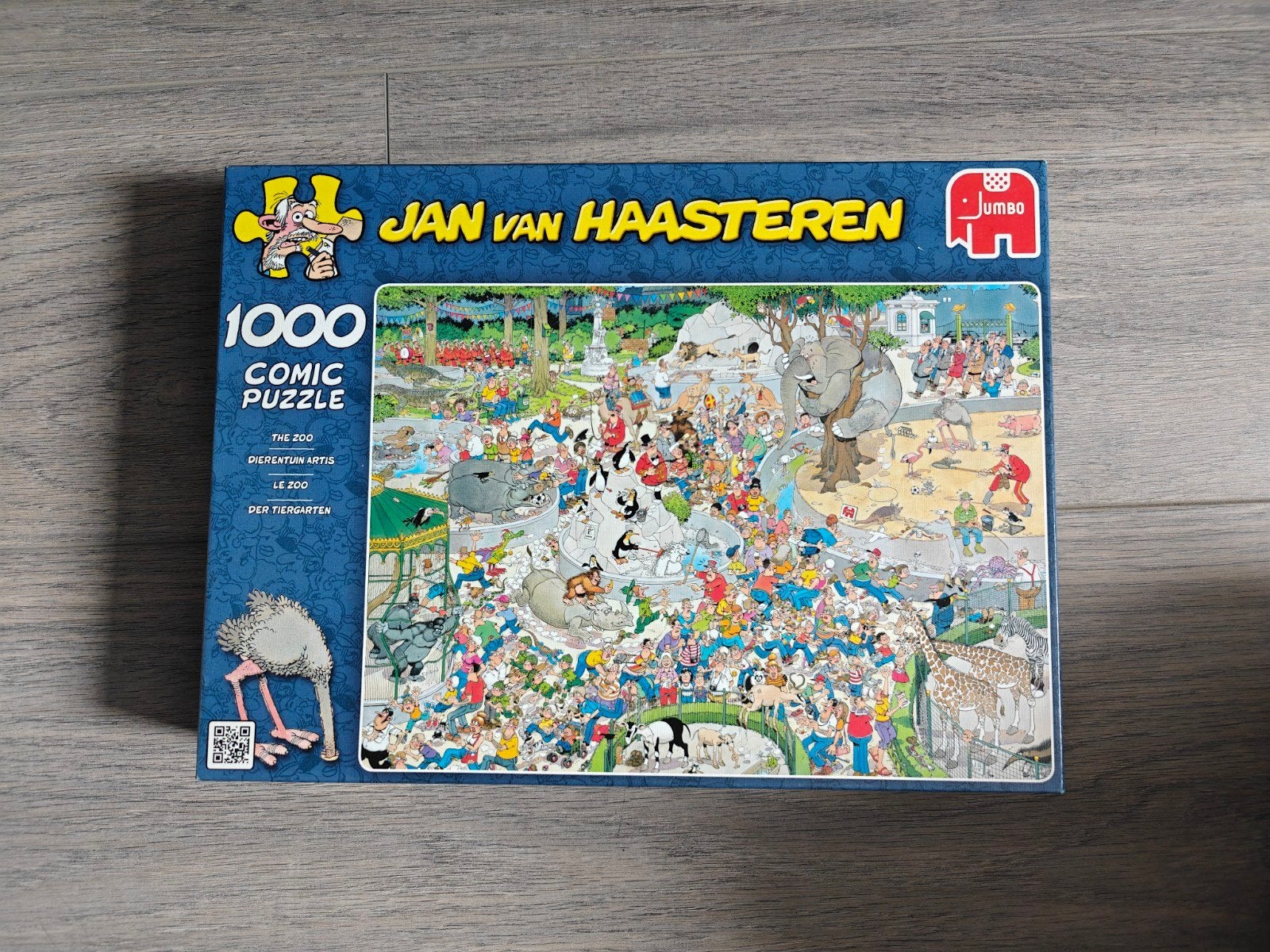Jan van Haasteren puzzel 1000 stukjes, Ophalen, 500 t/m 1500 stukjes, Zo goed als nieuw, Legpuzzel
