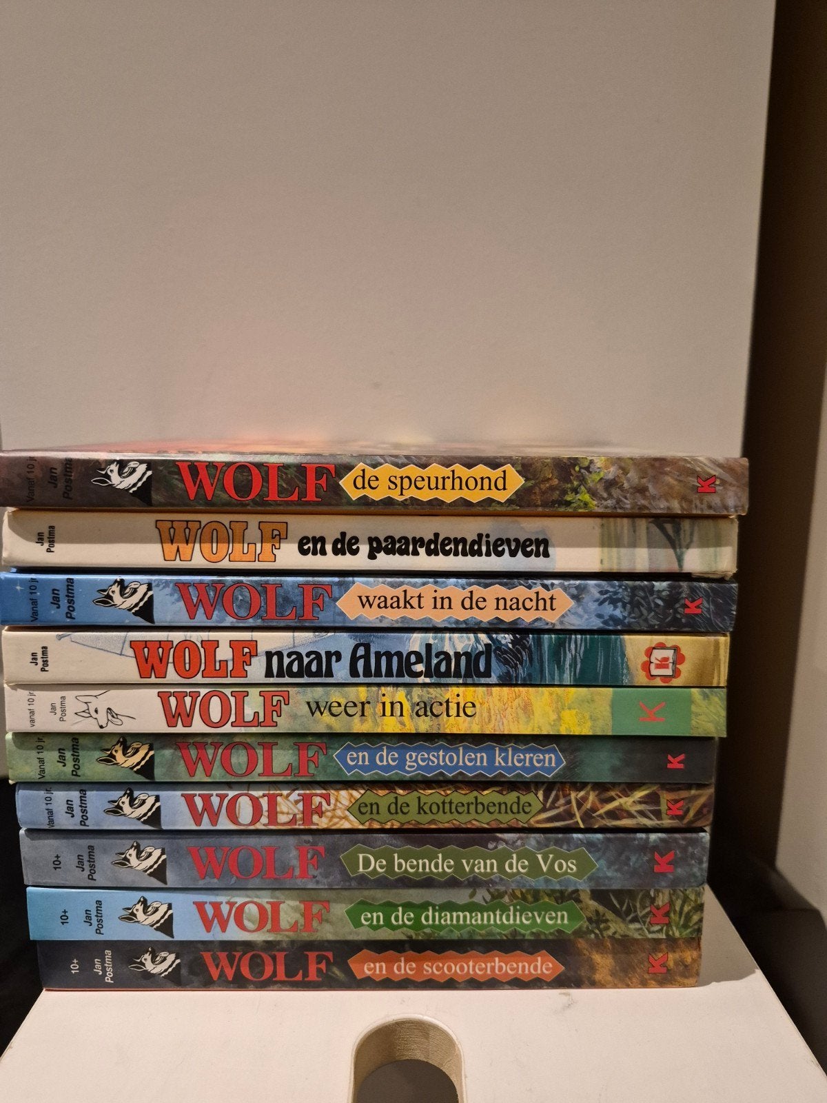 Wolf boekenreeks - Jan Postma (10 delen), Ophalen of Verzenden, Gelezen, Jan Postma, Fictie algemeen