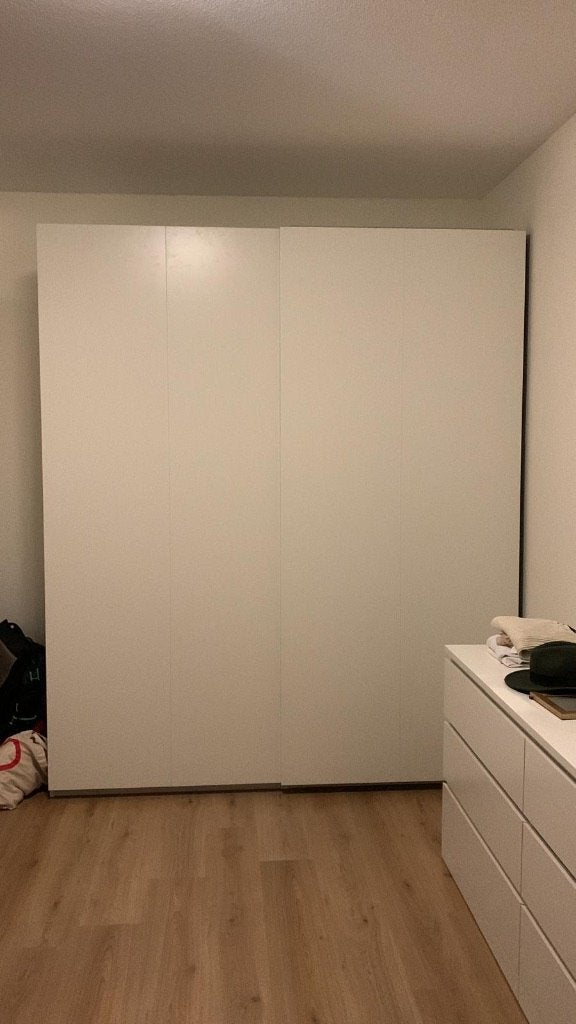 Kledingkast IKEA Pax groot met schuifdeuren, Ophalen, Met deur(en), 200 cm of meer, Zo goed als nieuw