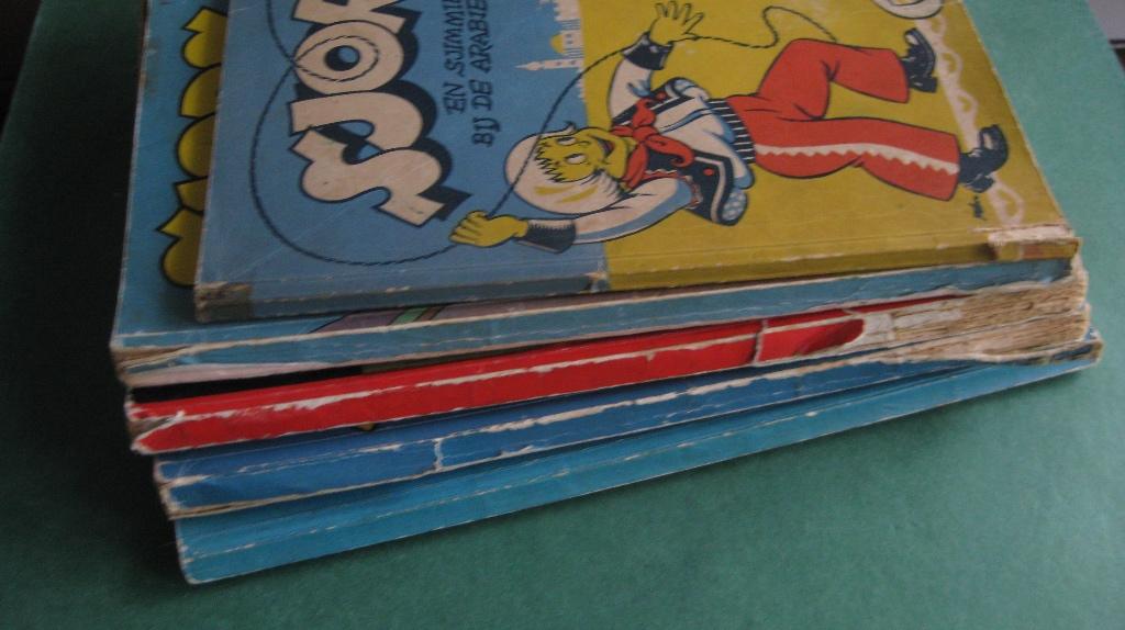 5 delen Sjors en Sjimmie, Boeken, Meerdere stripboeken, Ophalen of Verzenden, Gelezen