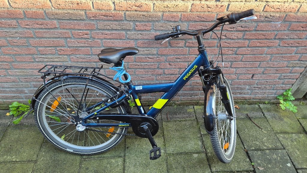 Pegasus prachtige stoere kinderfiets in nieuwstaat 24 inch, 20 inch of meer, Velgrem, Zo goed als nieuw, Ophalen