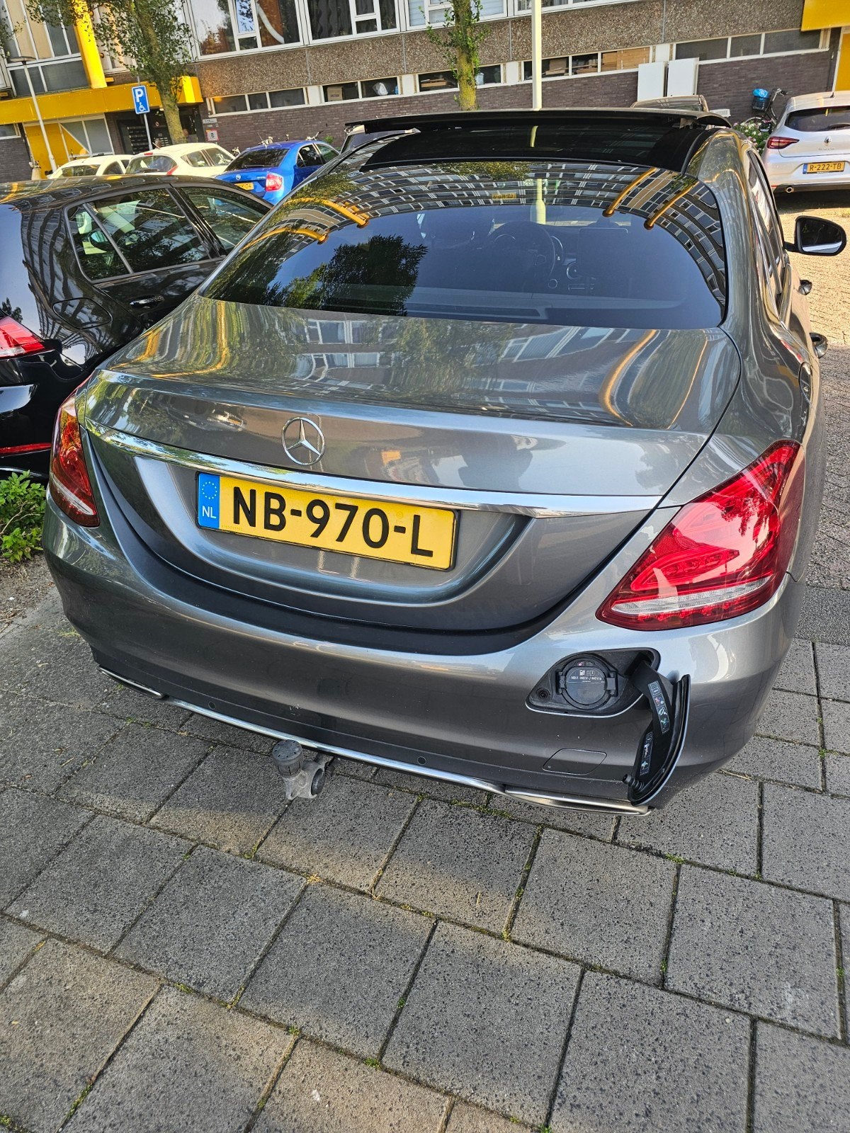 Mercedes-Benz C-Klasse C350 e Plug-in Hybrid 279pk 7G-TRONIC, Auto's, Automaat, Achterwielaandrijving, Grijs, 1600 kg
