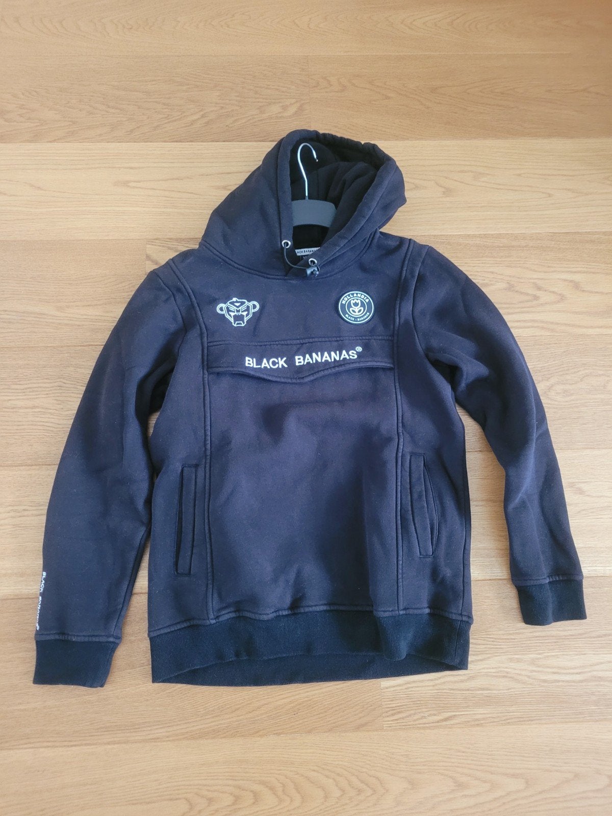 Black Bananas Hollandia Hoodie Zwart Maat M, Ophalen of Verzenden, Zo goed als nieuw, Black Bananas, Jongen of Meisje